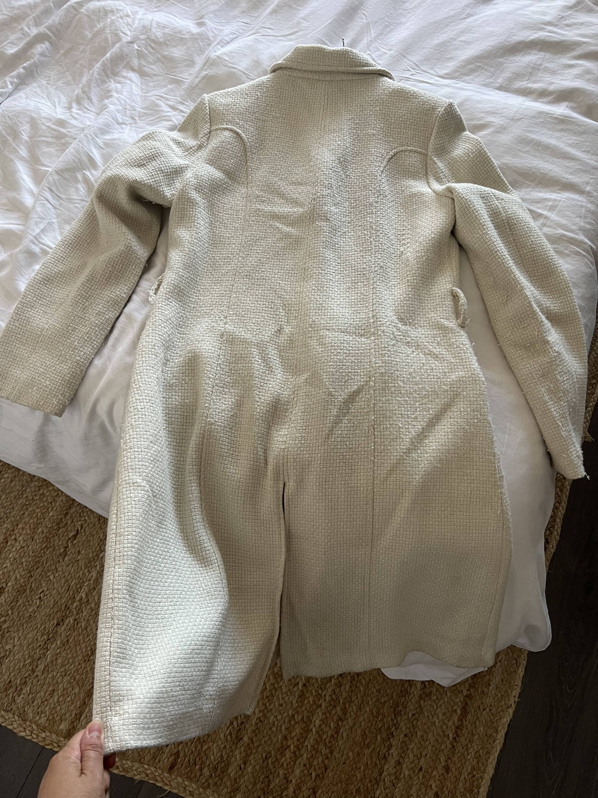 Wool blend autumn trench coat Dynamite early 2000 image indicator(2)