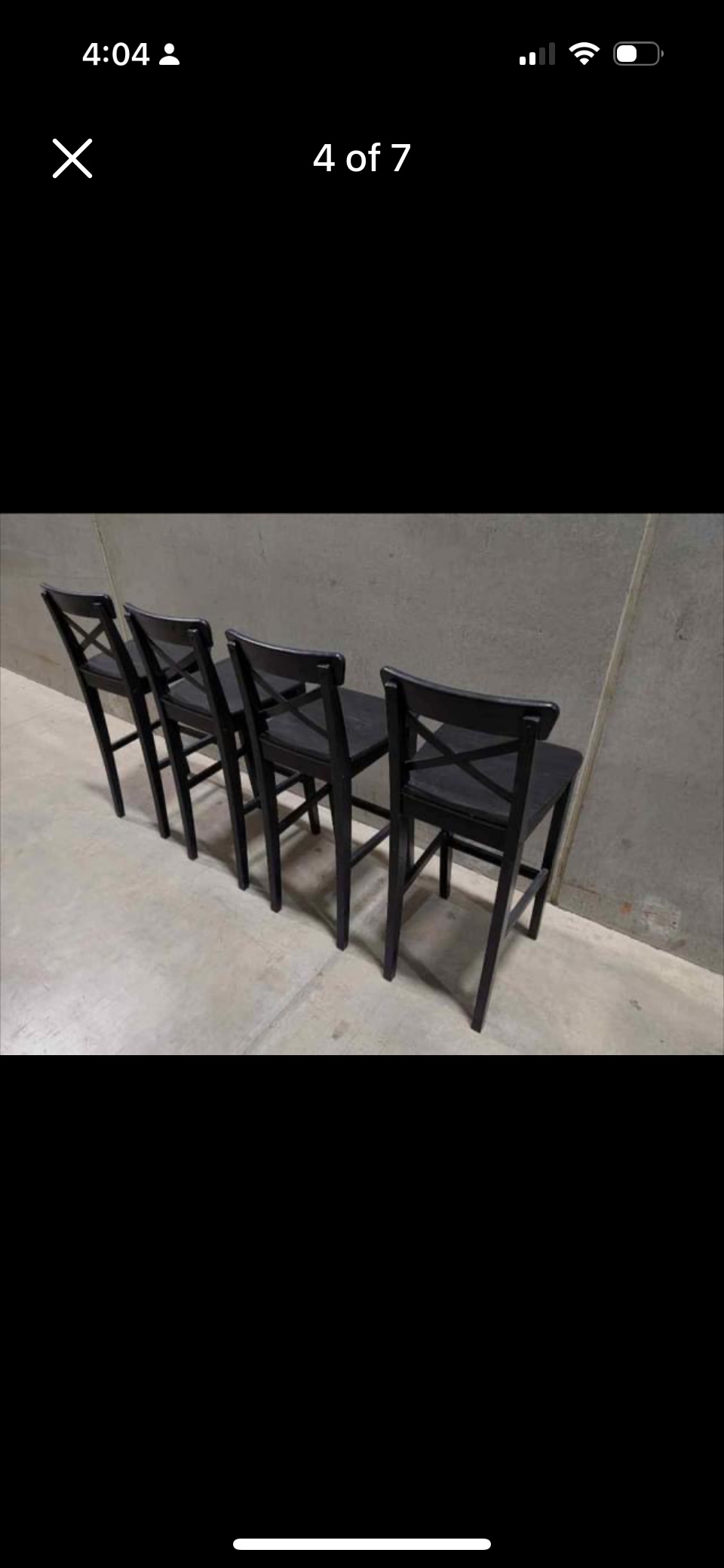 Ikea Bjursta Bar table and chairs (4) - photo 3