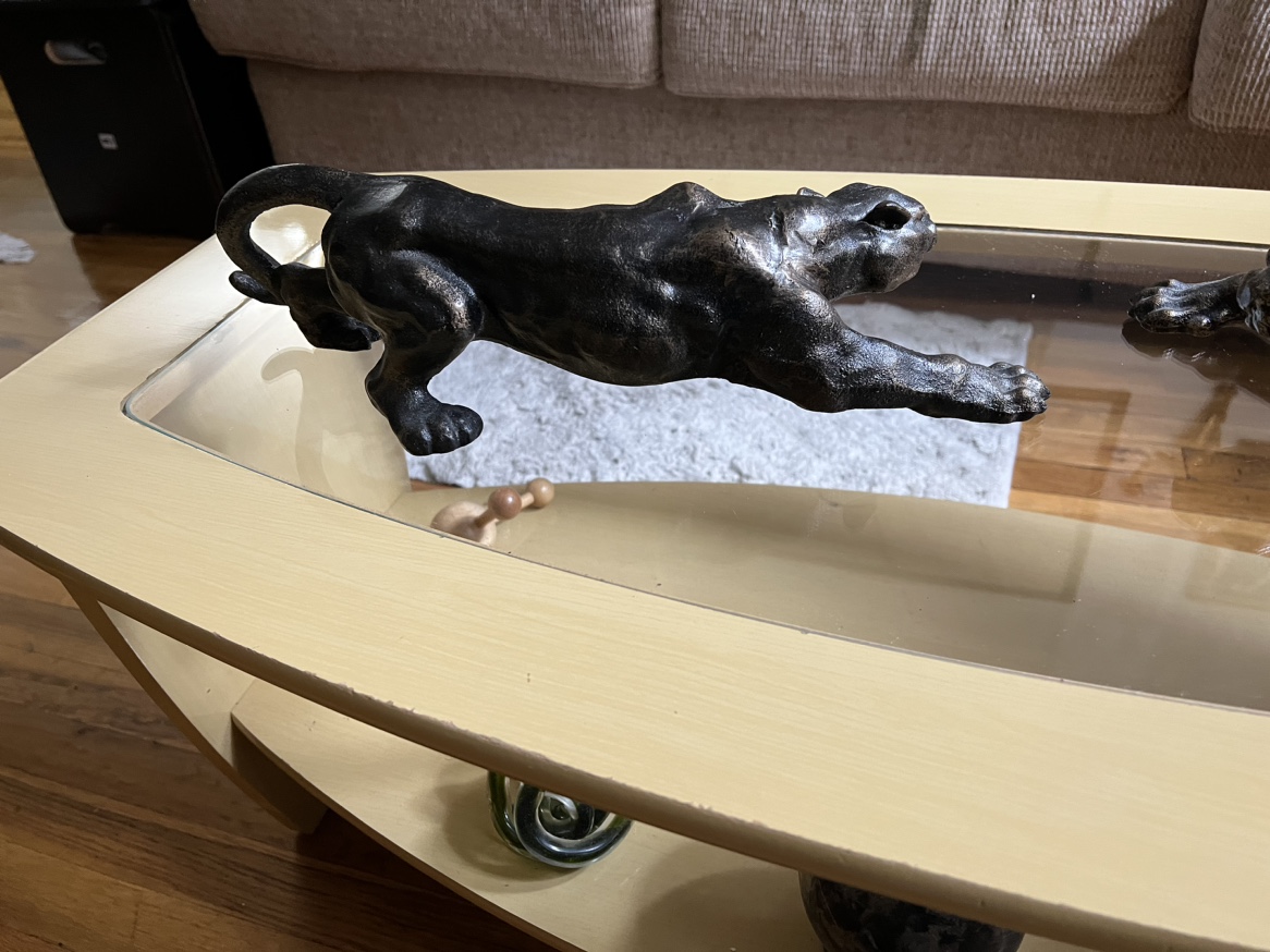 Black bronze iron size ..15 head to tail.11 lbs image indicator(6)