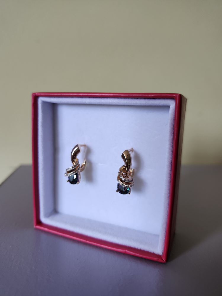 14K Colorful 585RG Gold Earrings image indicator(2)