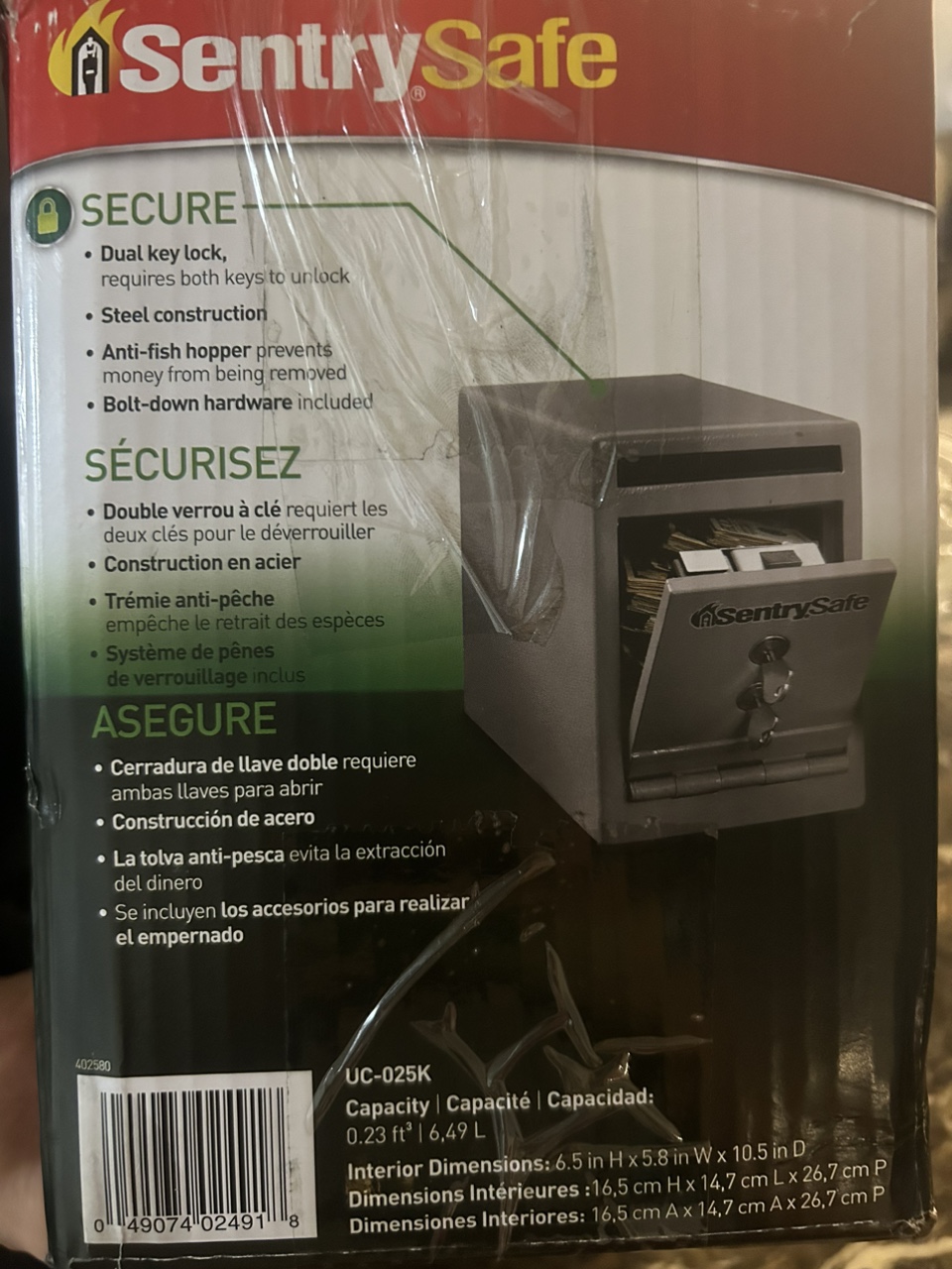 Sentry Safe Depository Safe - photo 2