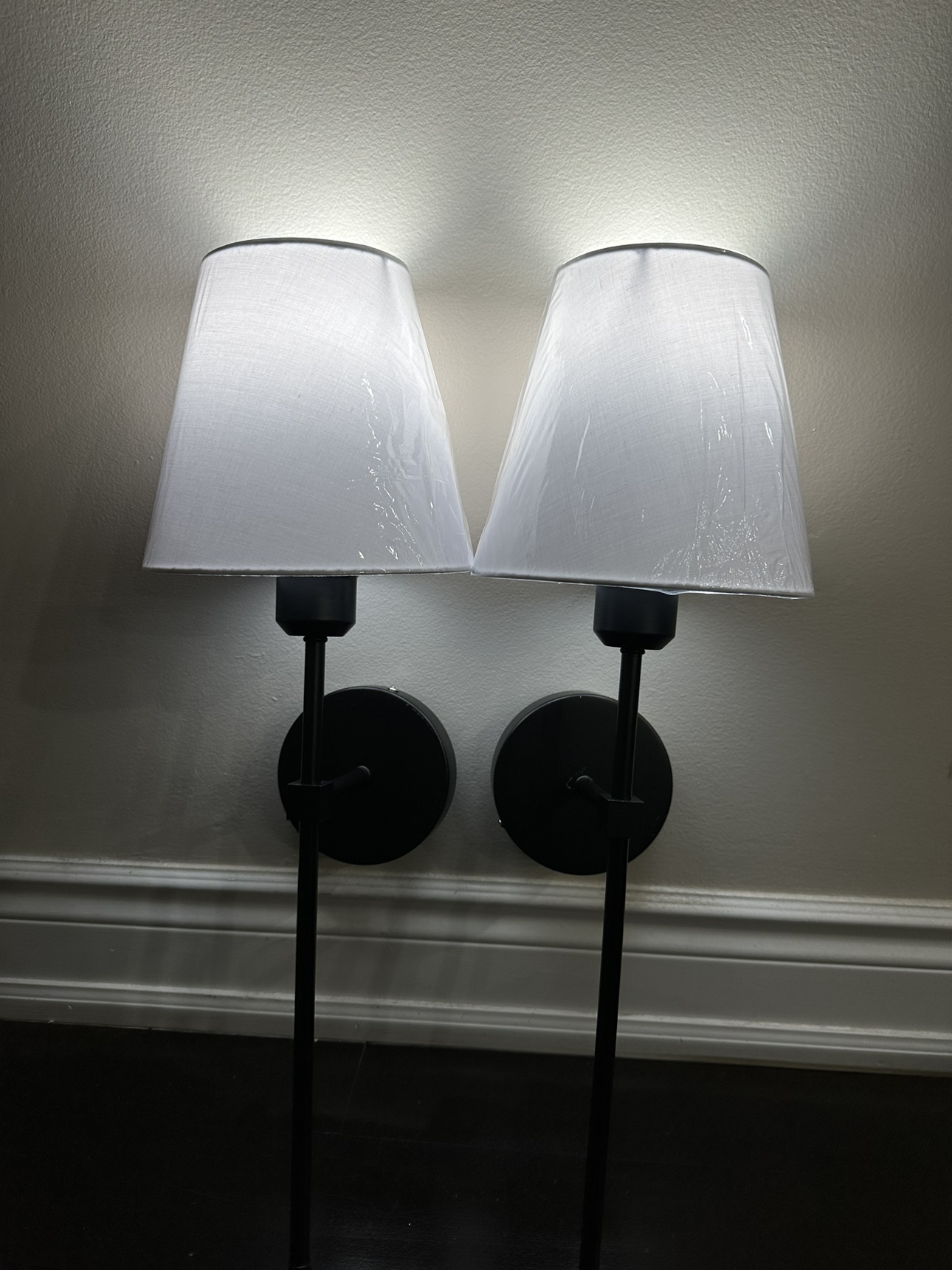 Battery Operated Wall Lights Set of 2 - photo 4