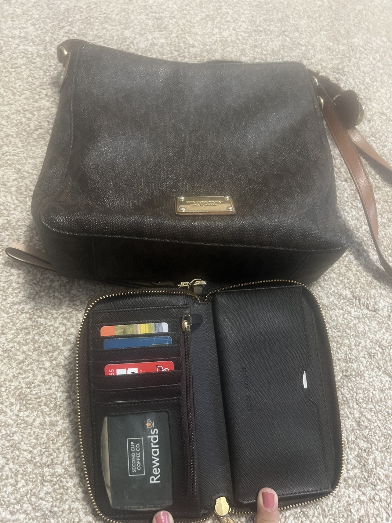 Michael Kors Purse and Wallet Set - photo 2