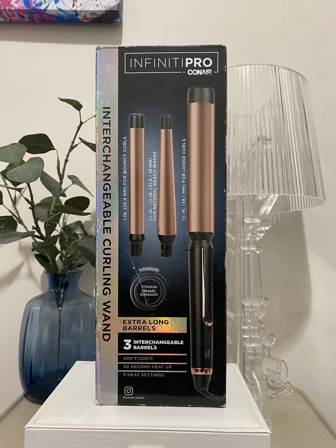 Infiniti Pro by Conair Interchangeable Curling Wand