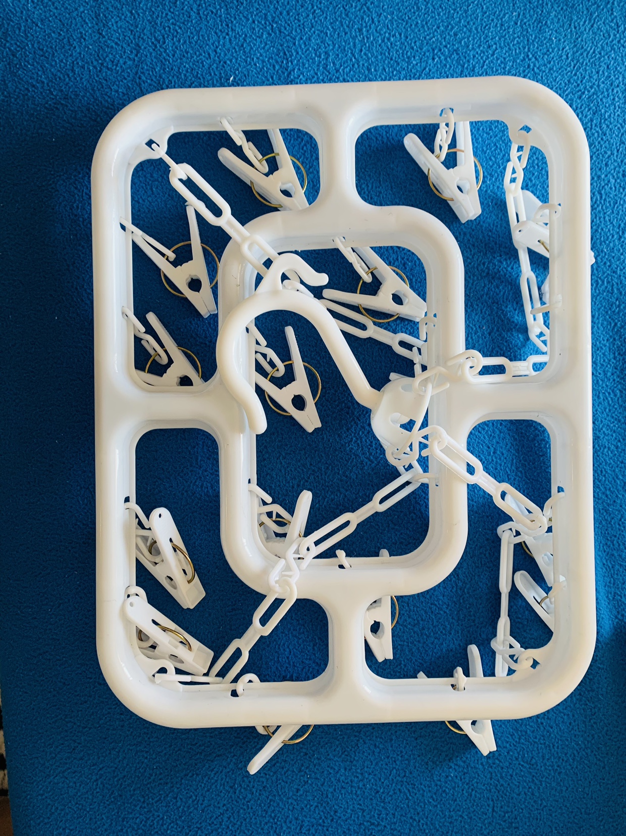 White Plastic Clothes Hanger