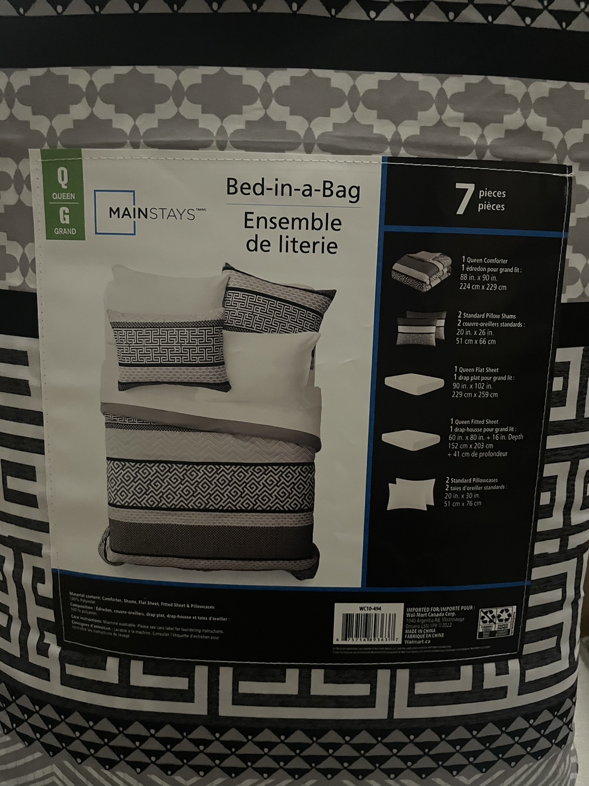Brand New bed in a bag, Queen