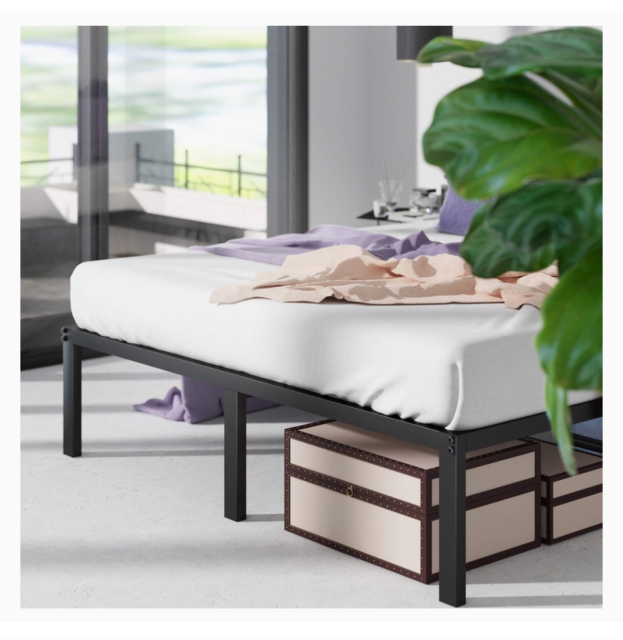 Metal Bed Frame  ( Queen) - photo 2