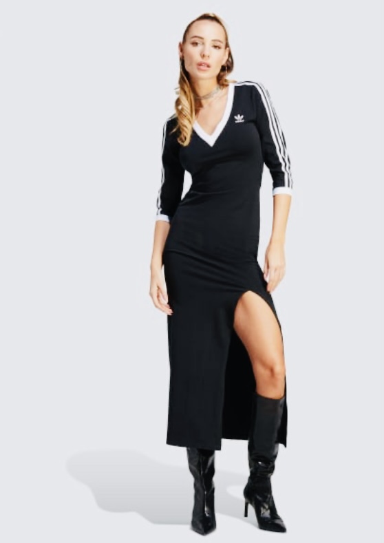 Adidas Black Maxi Dress -New - photo 3