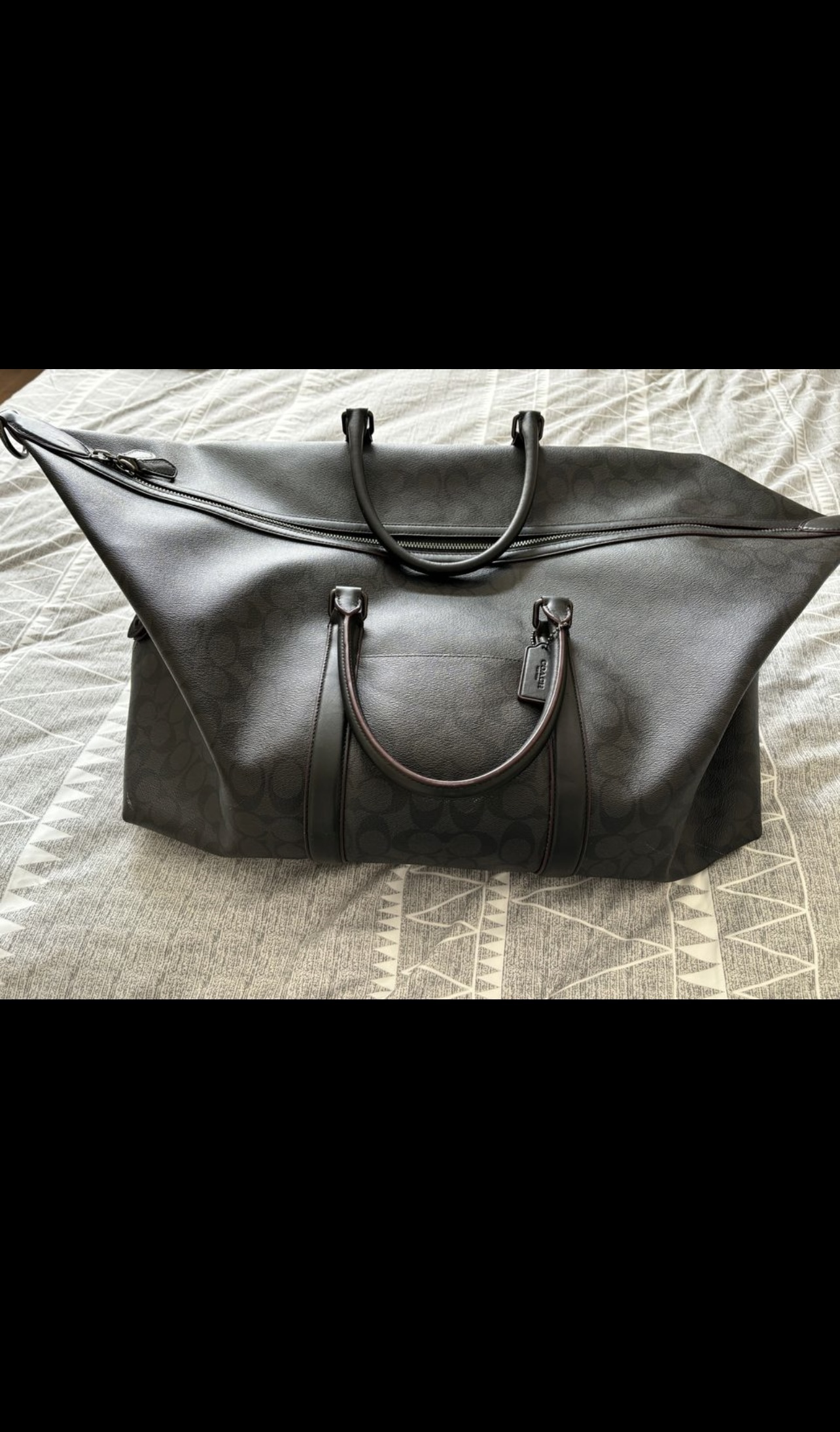 Coach Men's Travel Bag 52 in Signature Canvas and Leather thumbnail