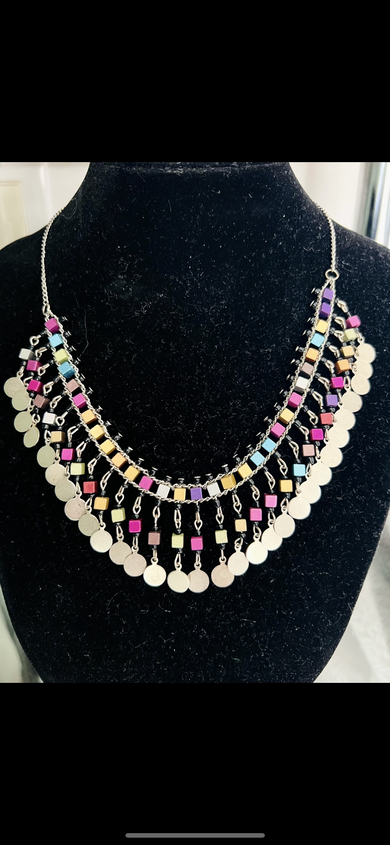 Multicoloured Beaded Necklace