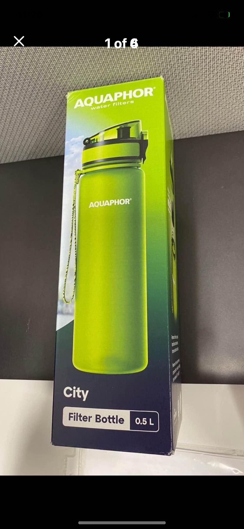 Aquaphor filtered water bottles-$15 ea or 2/$25 image indicator(2)