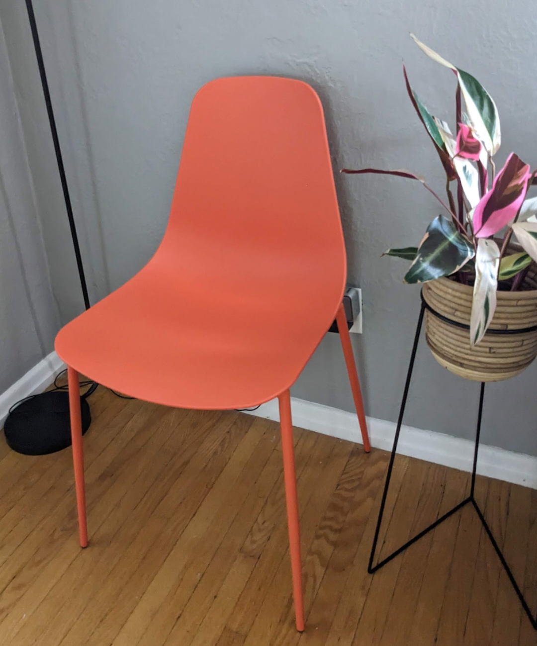 Orange Dining Chairs x2