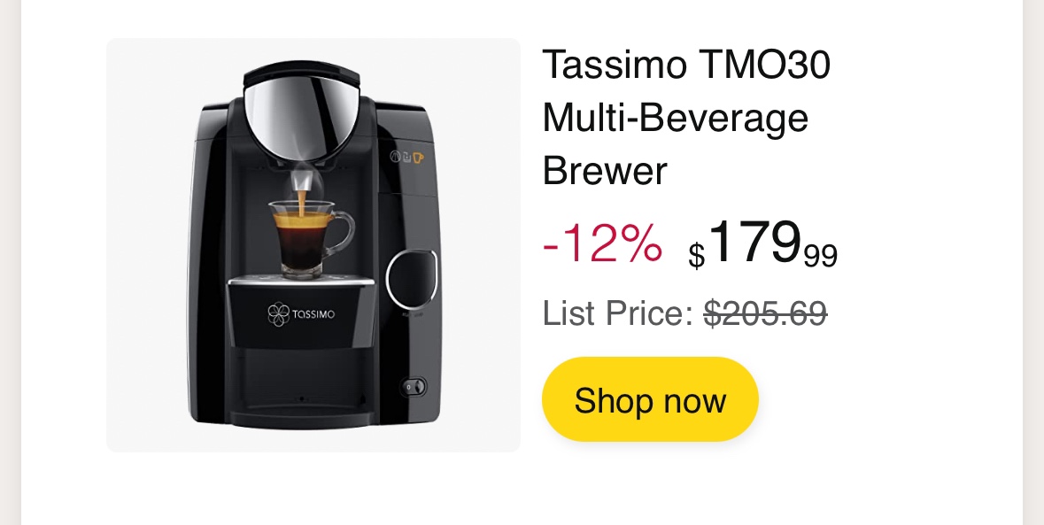 Tassimo T-Disc coffe machine - photo 4