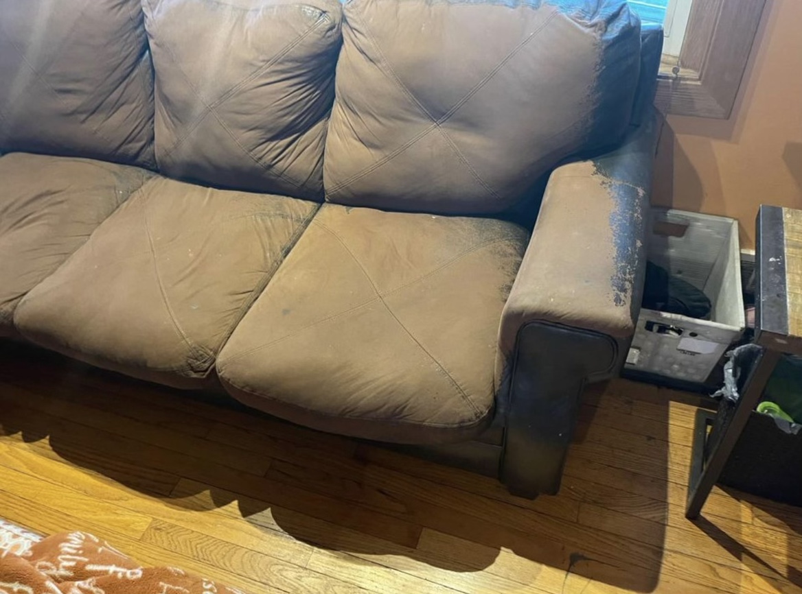 Brown Sectional Sofa - photo 3