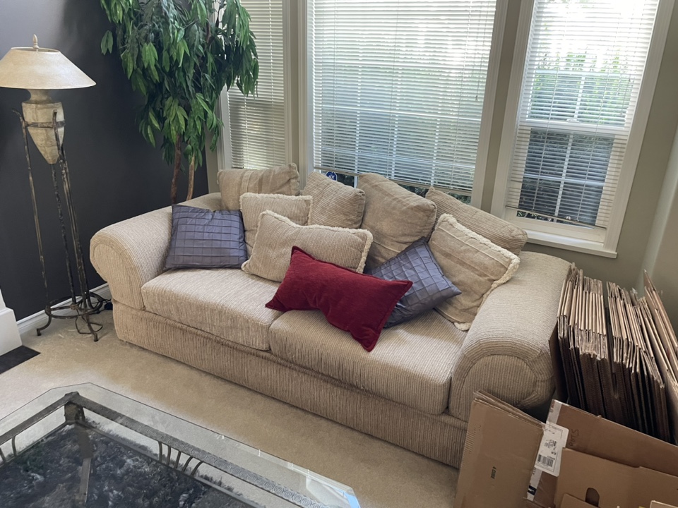 Tan Sofa and Loveseat - photo 2