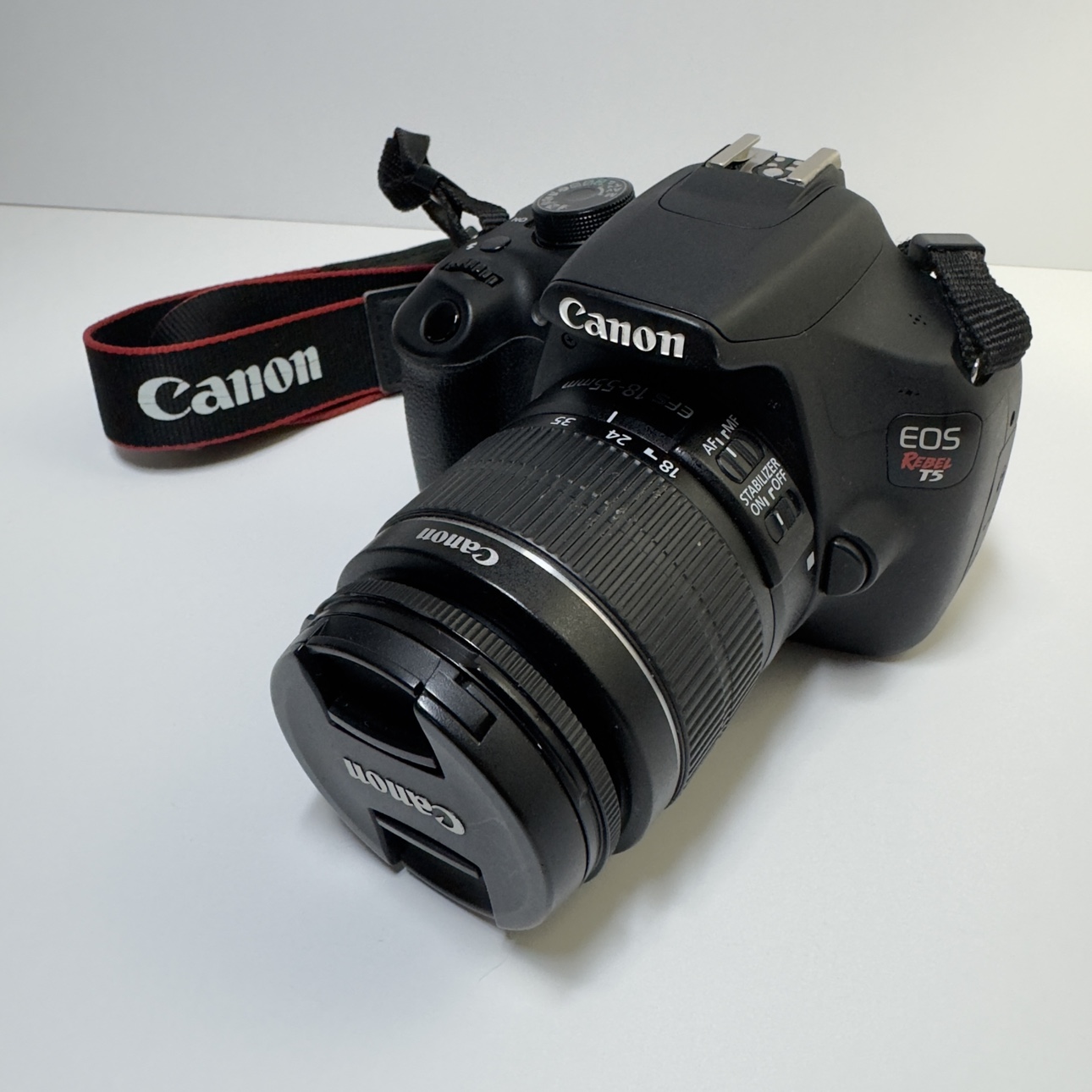 Canon Rebel T5 DSLR Camera with 18 55 mm lens
