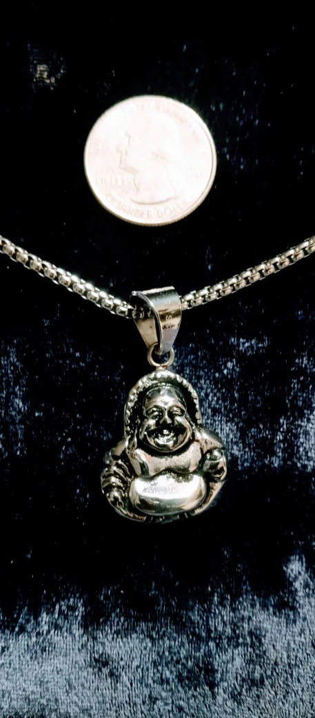 Laughing Buddha Necklace