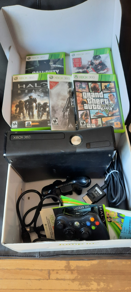 xbox 360 with 6 games - photo 2