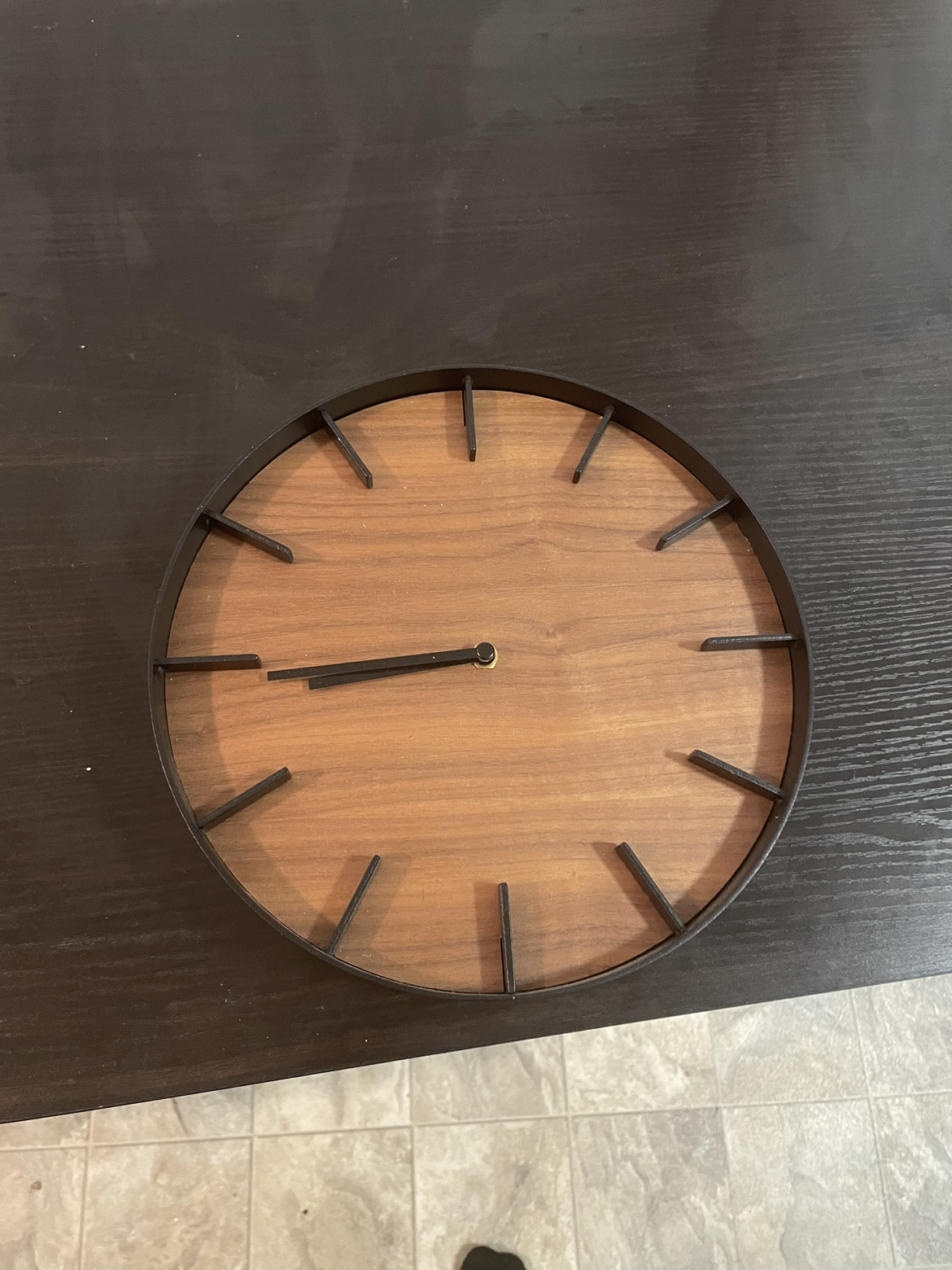 Modern Wooden Wall Clock