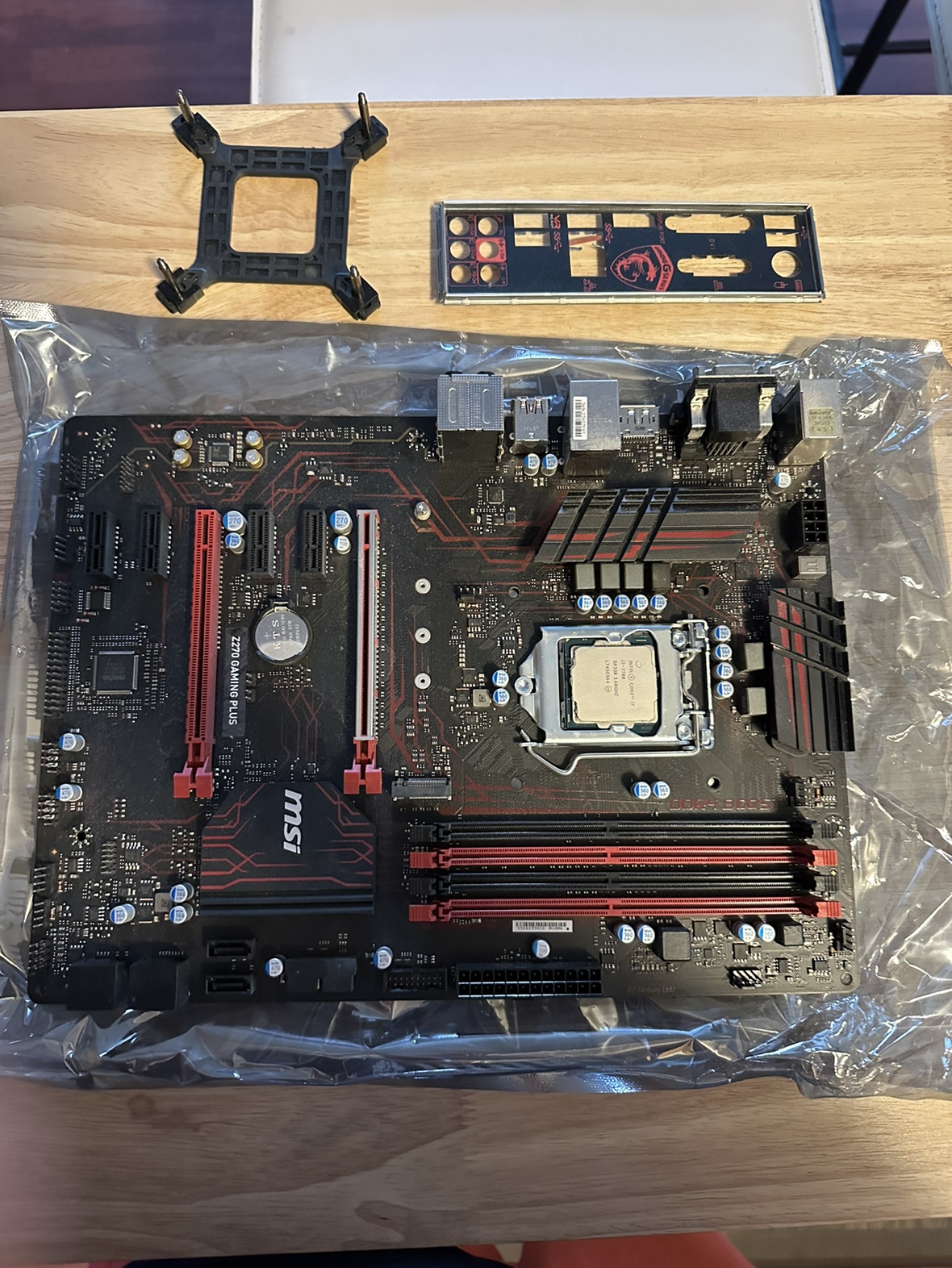 Gaming Motherboard with CPU