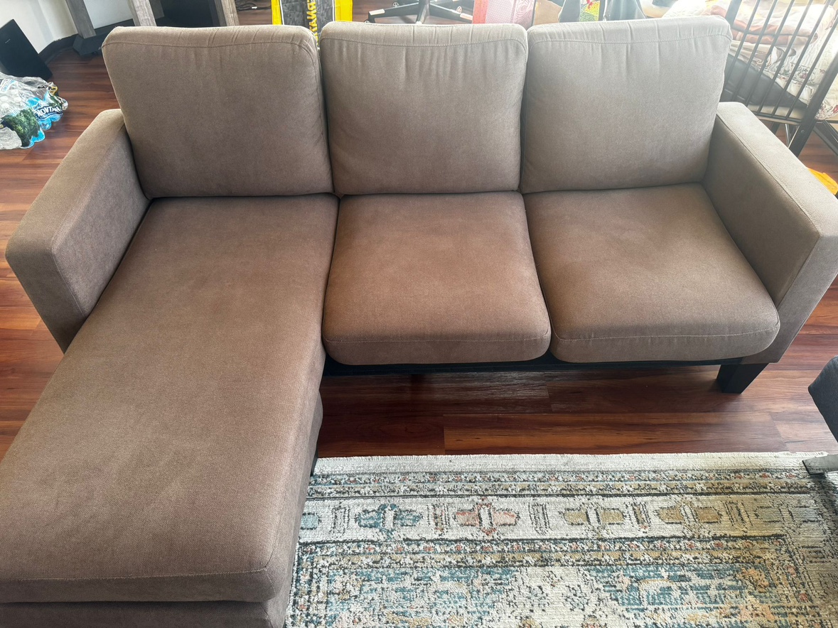 Brown Sectional Sofa - photo 2