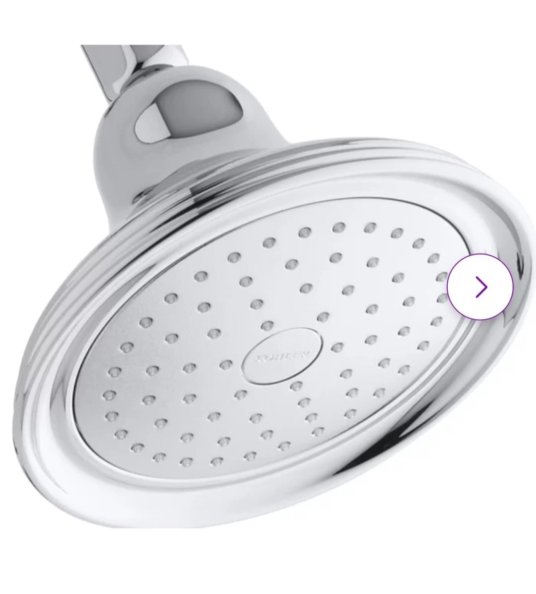 Devonshire®️ 2.5 GPM Full Rain Shower Head image indicator(2)