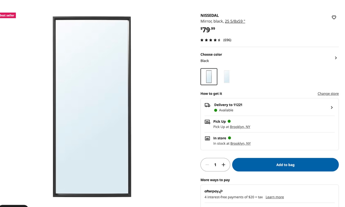 NISSEDAL Mirror