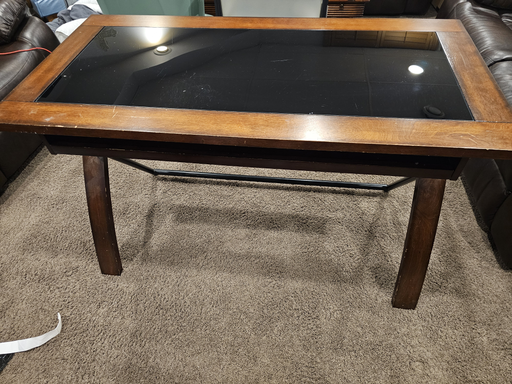 Glass Top Desk