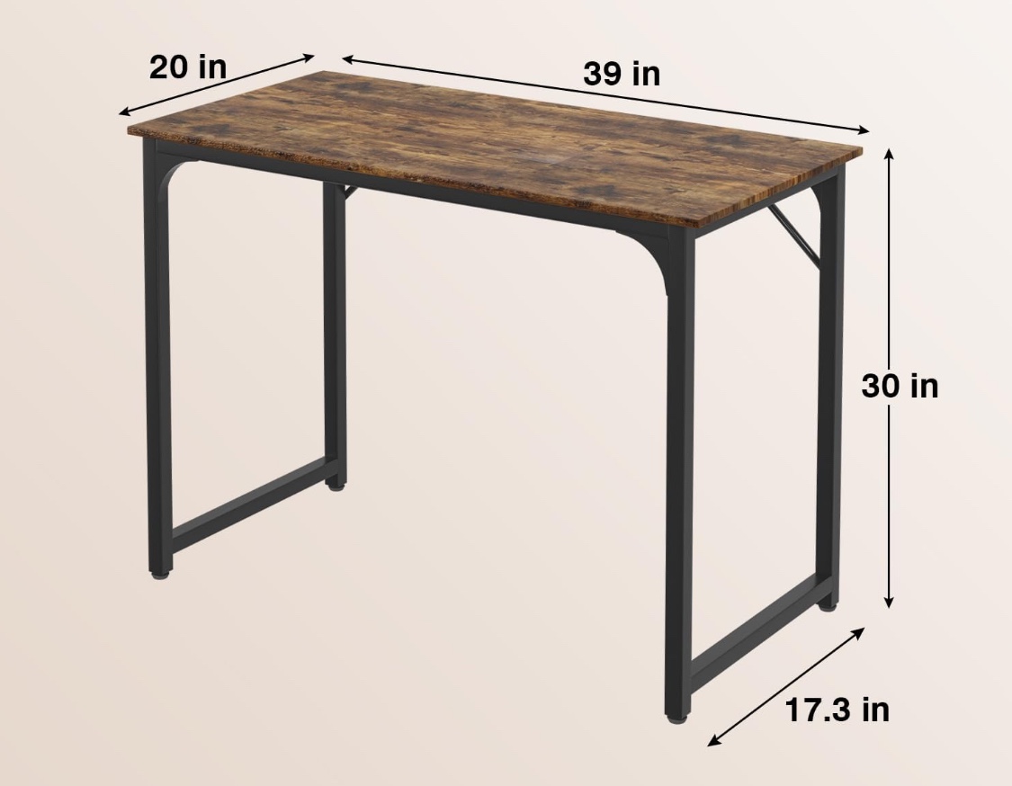 Computer Desk + Small Side Desk Set - photo 2