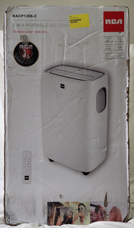 RCA 12,000 BTU 3 in 1 Portable Air Conditioner