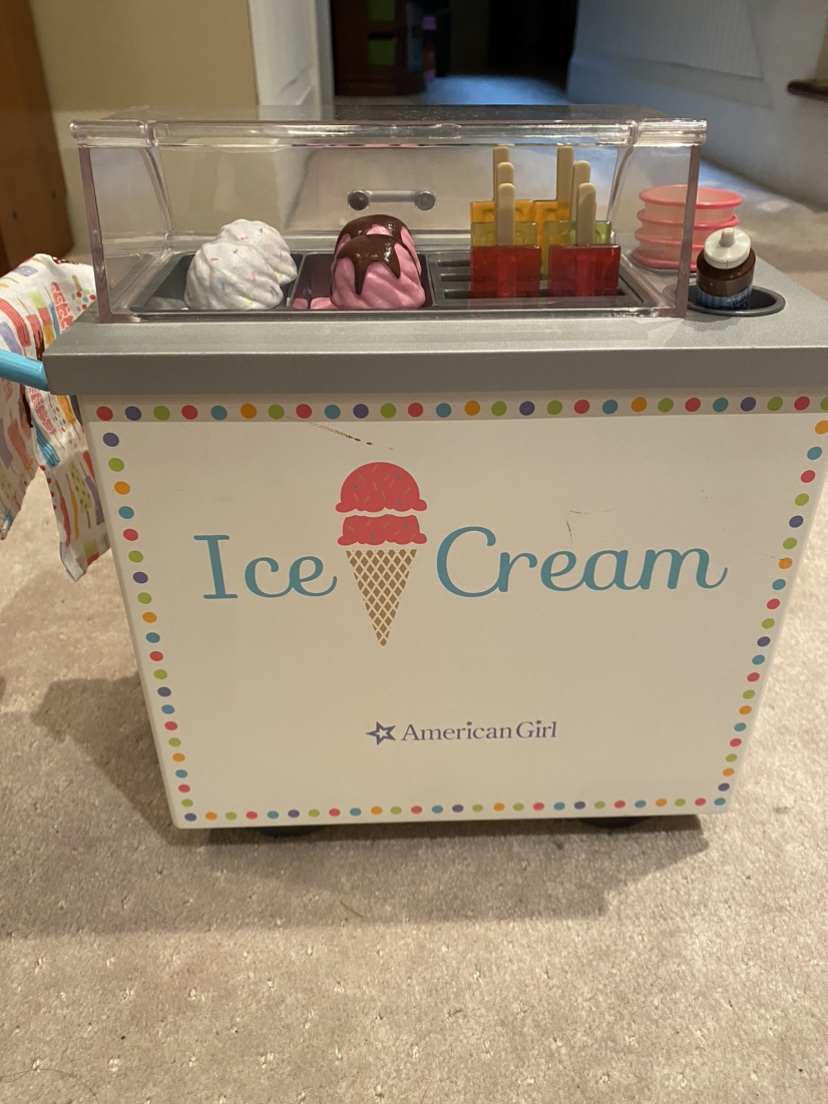 American Girl Ice Cream cart