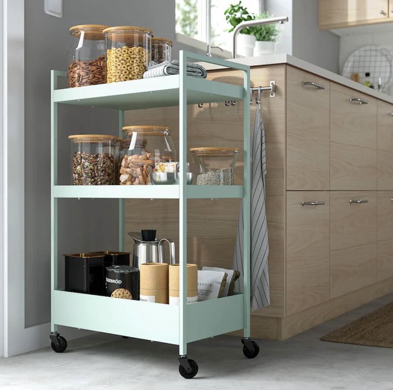 IKEA NISSAFORS Utility Cart, pale green - photo 4