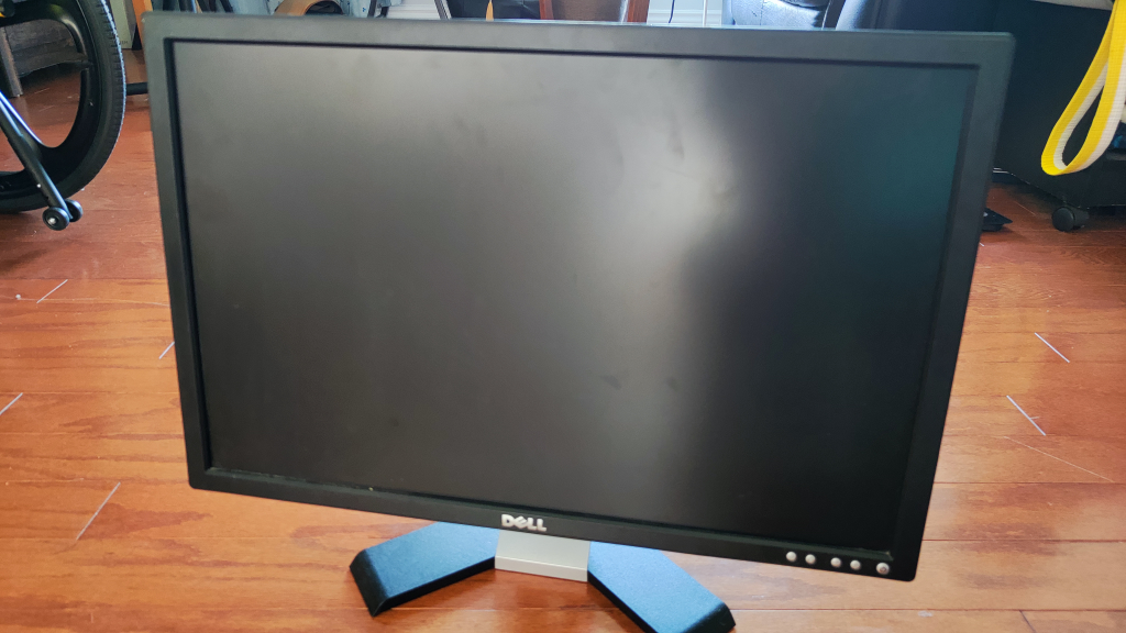A Dell 22 inch LCD computer display.
