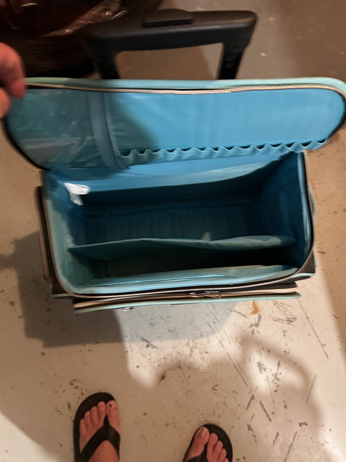 Scrapbooking Rolling Craft Tote w/ craft tote - photo 2