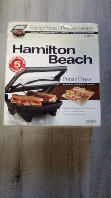 Hamilton Beach Panini Press
