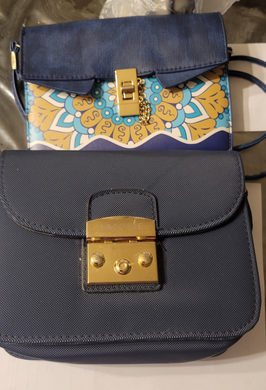 Lacoste Blue Crossbody Bag