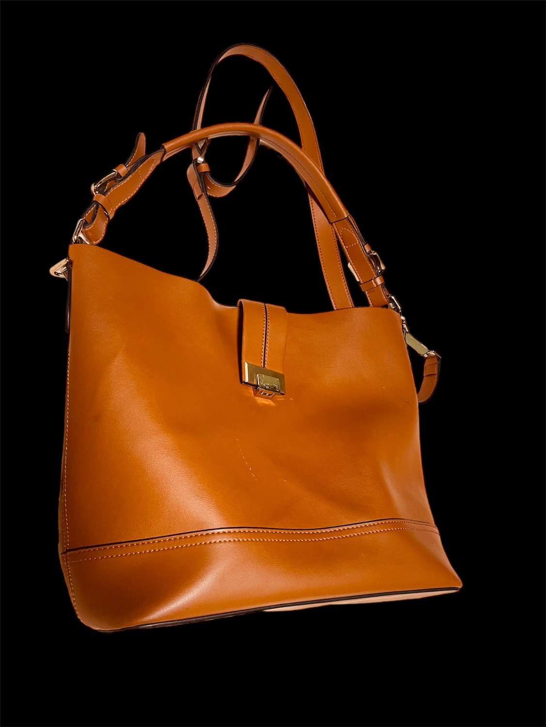 Brown Leather Handbag thumbnail