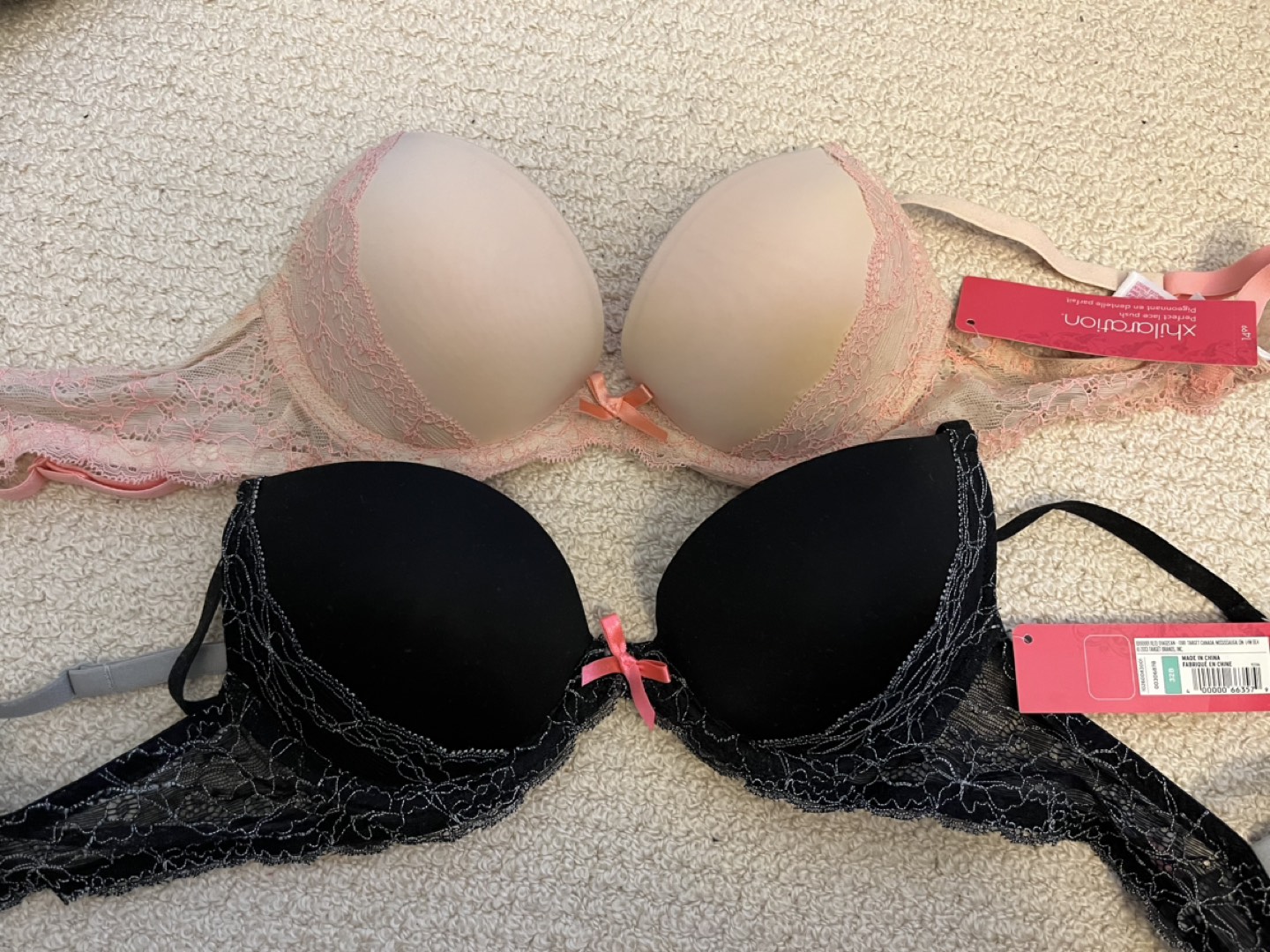 Push up bras (New with tags)