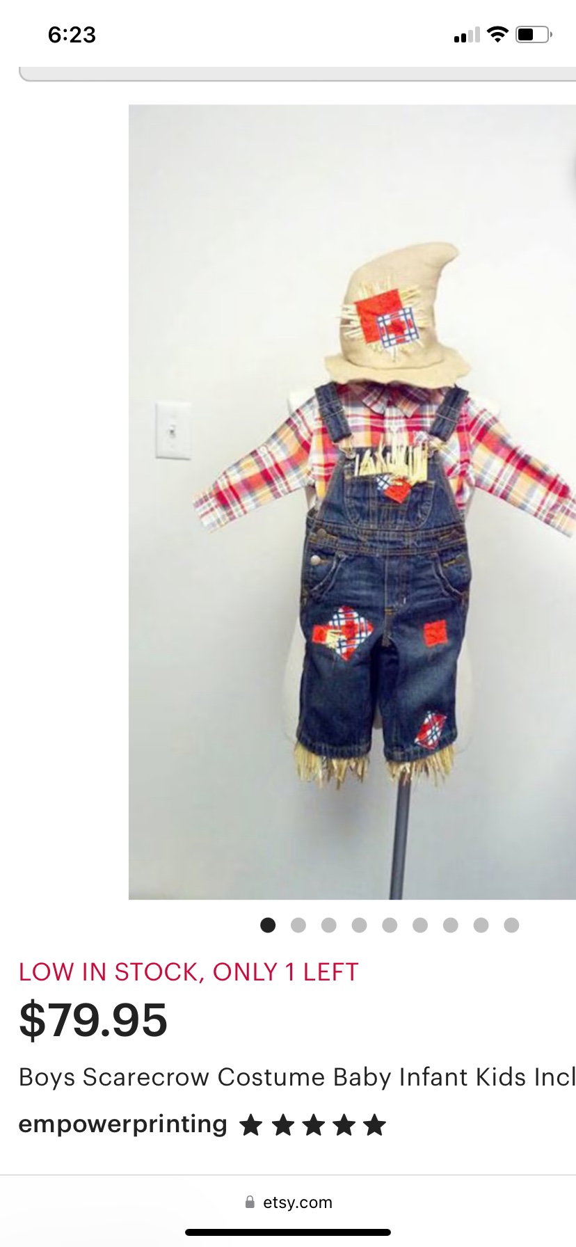 Scarecrow Halloween Costume thumbnail