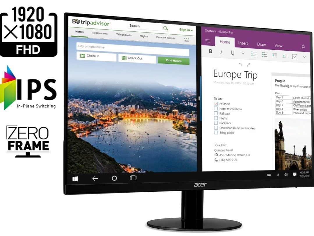 Acer SB220Q bi 21.5" Full HD (1920 x 1080) Ultra-Thin Monitor image indicator(6)