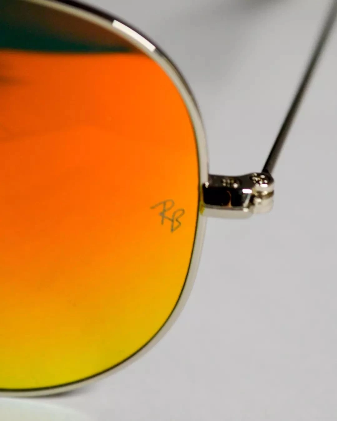 Ray-Ban Gold Aviator Sunglasses - photo 3