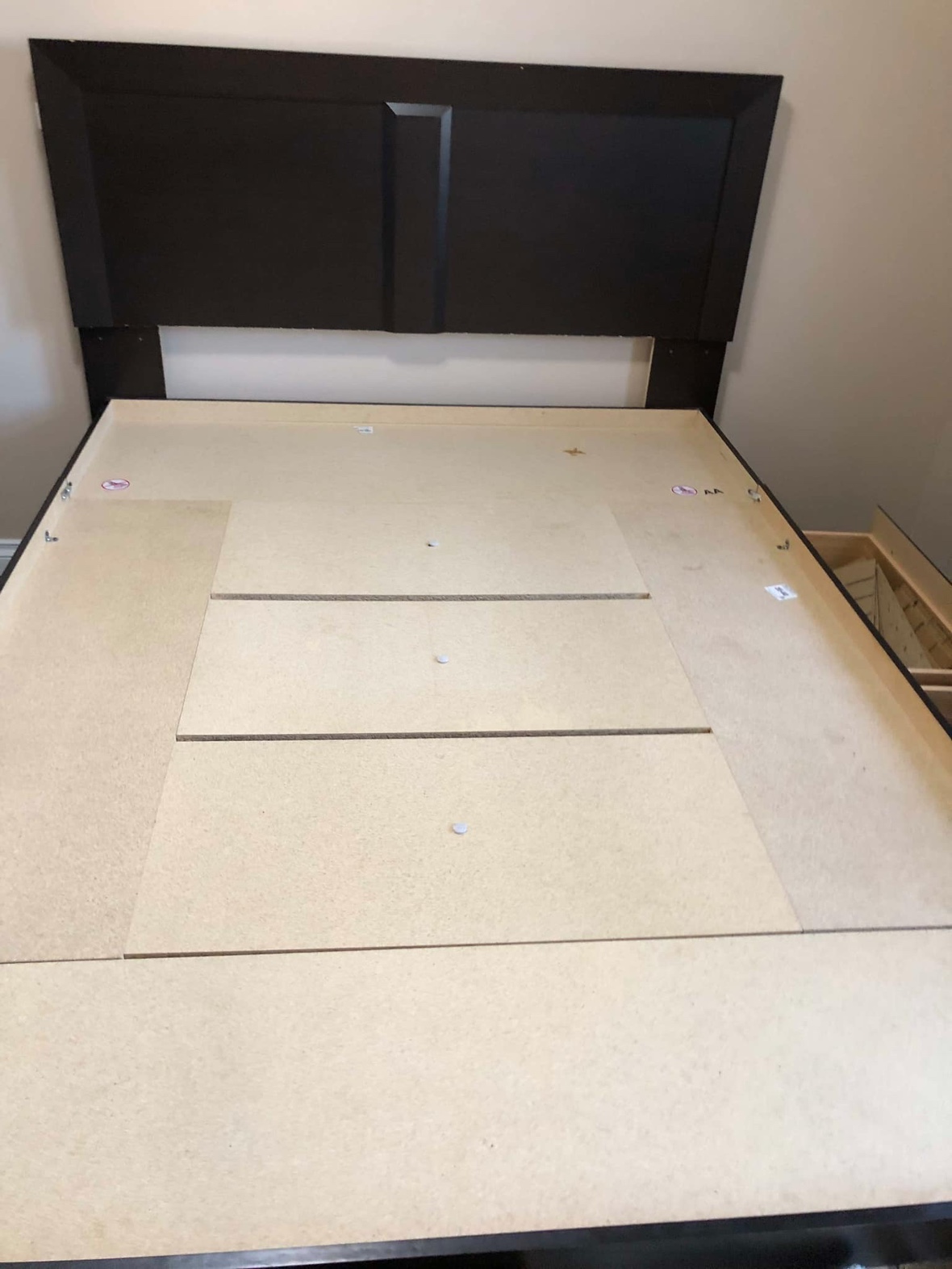 Queen size bed frame with storage - photo 2