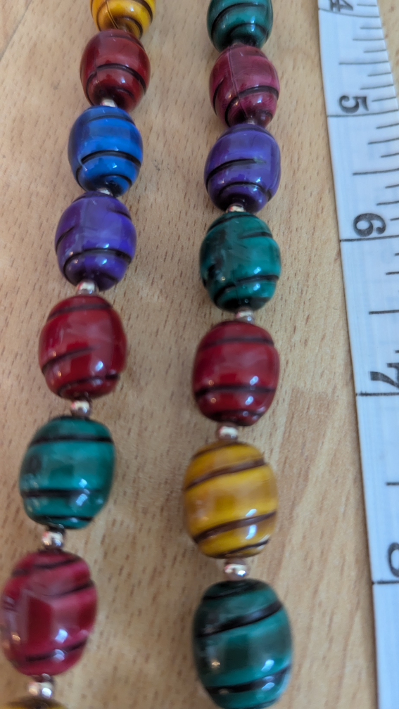 Multi-Coloured Beaded Necklace image indicator(2)