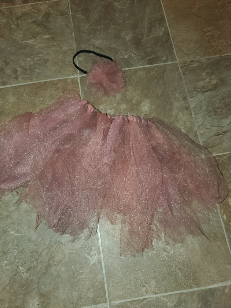 Pink Tulle Tutu and Headband Set image indicator(3)