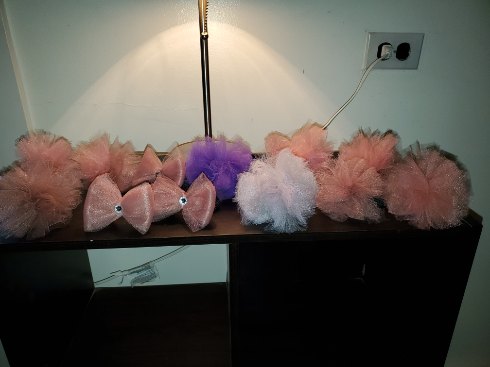 Pink Tulle Tutu and Headband Set image indicator(4)