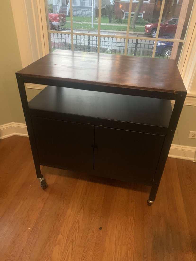 Rolling Kitchen Cabinet
