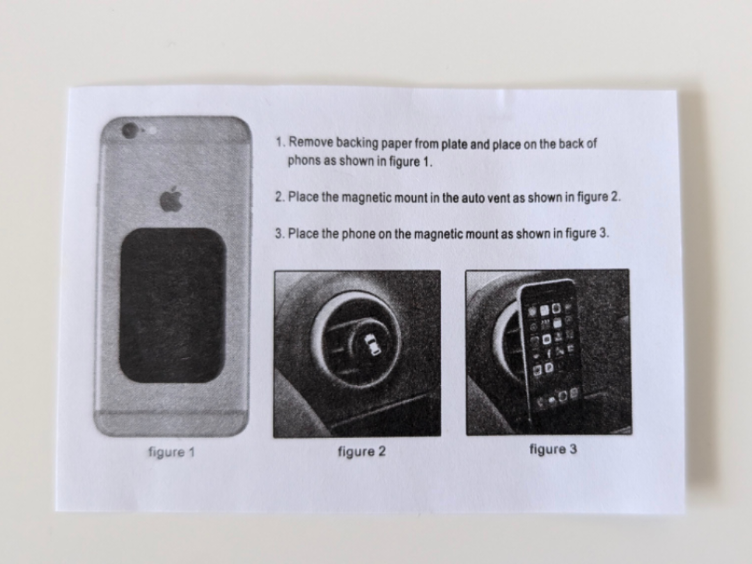 Magnetic Cardholder and Phone Mount #freecycle - photo 2