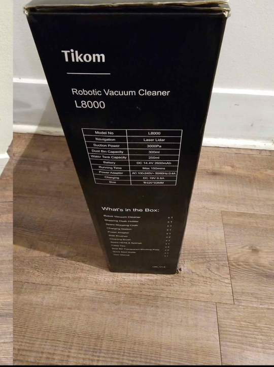 Tikom Robotic Vacuum Cleaner L8000 - photo 3