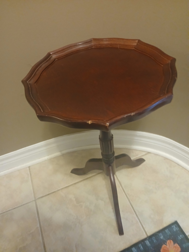 Small vintage table/plant holder - photo 4