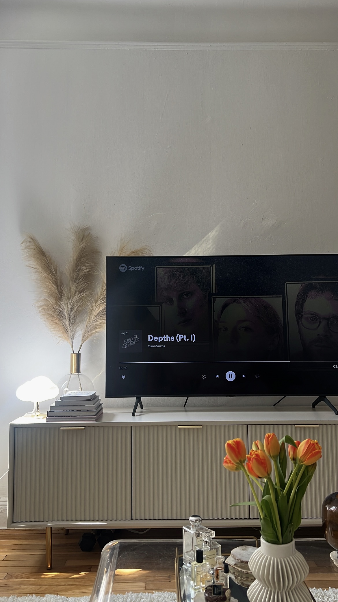 West Elm Quinn Media Console 80” - Haze thumbnail